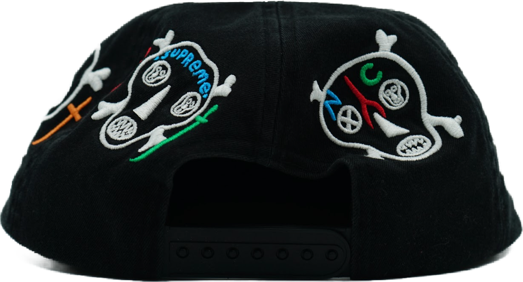 Supreme Skull n Bones Black Cap (Pre-owned)