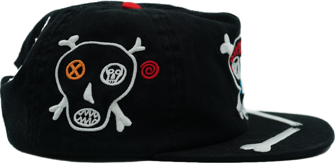 Supreme Skull n Bones Black Cap (Pre-owned)