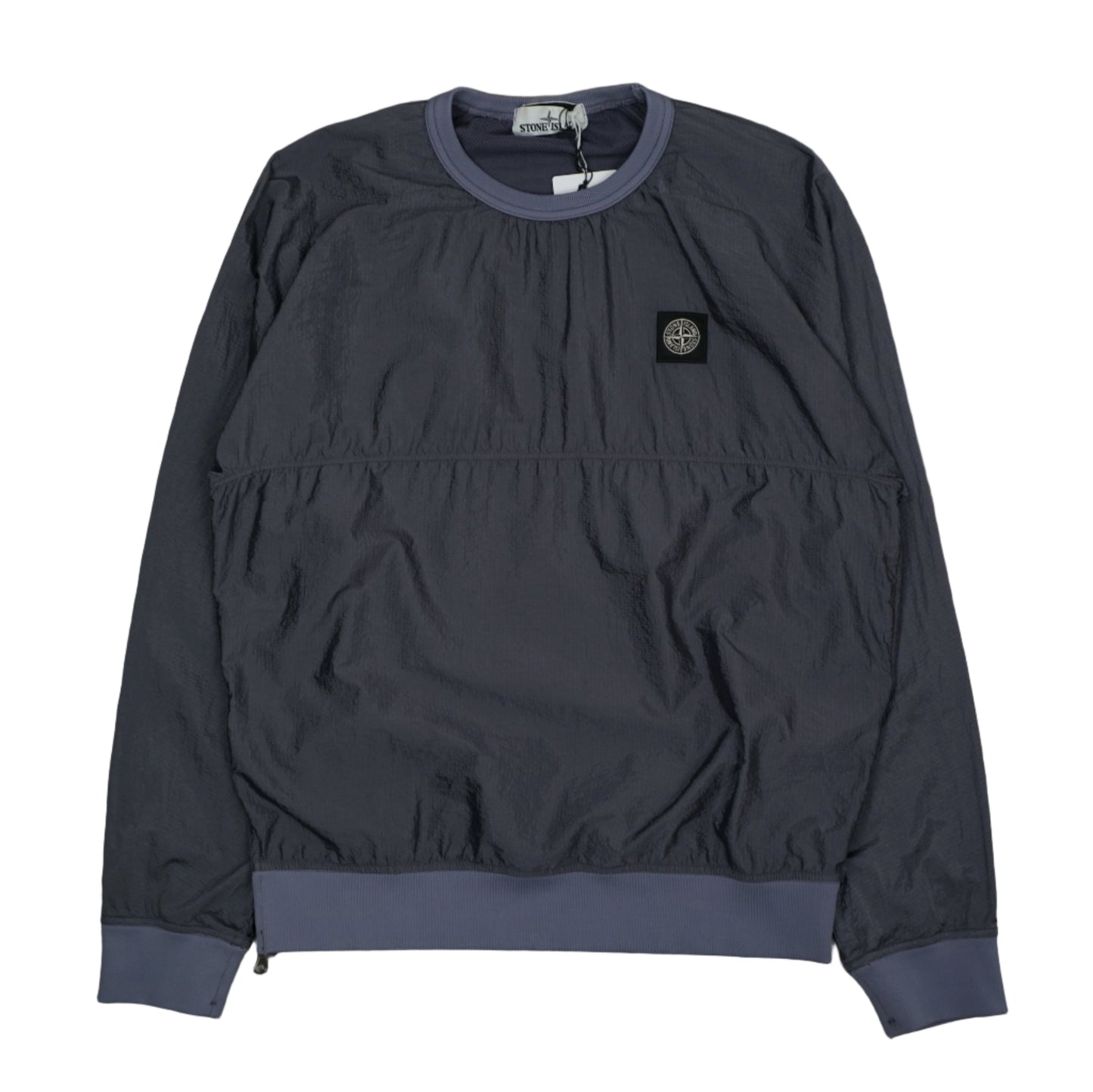 Stone Island Nylon Metal Watro Ripstep Purple Crewneck