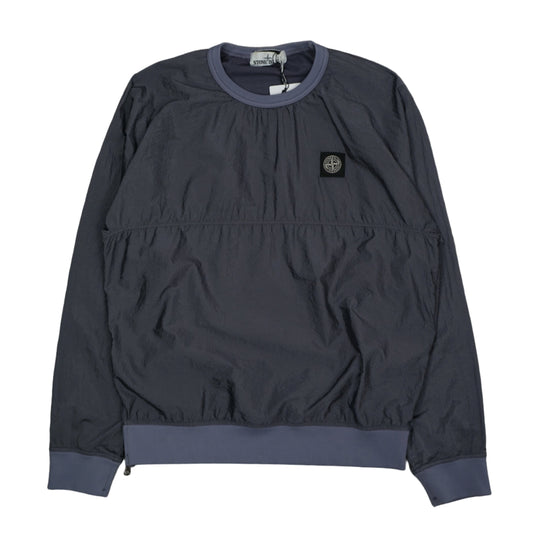 Stone Island Nylon Metal Watro Ripstep Purple Crewneck