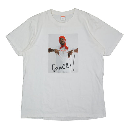 Supreme Gucci Mane White T-Shirt FW16