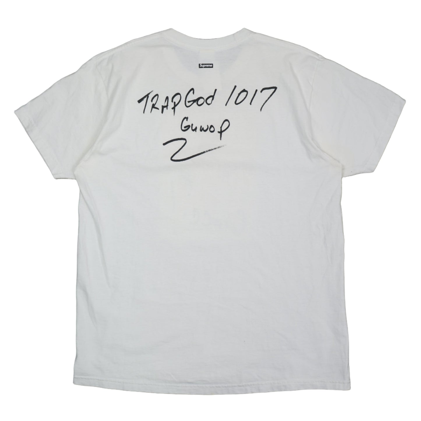 Supreme Gucci Mane White T-Shirt FW16