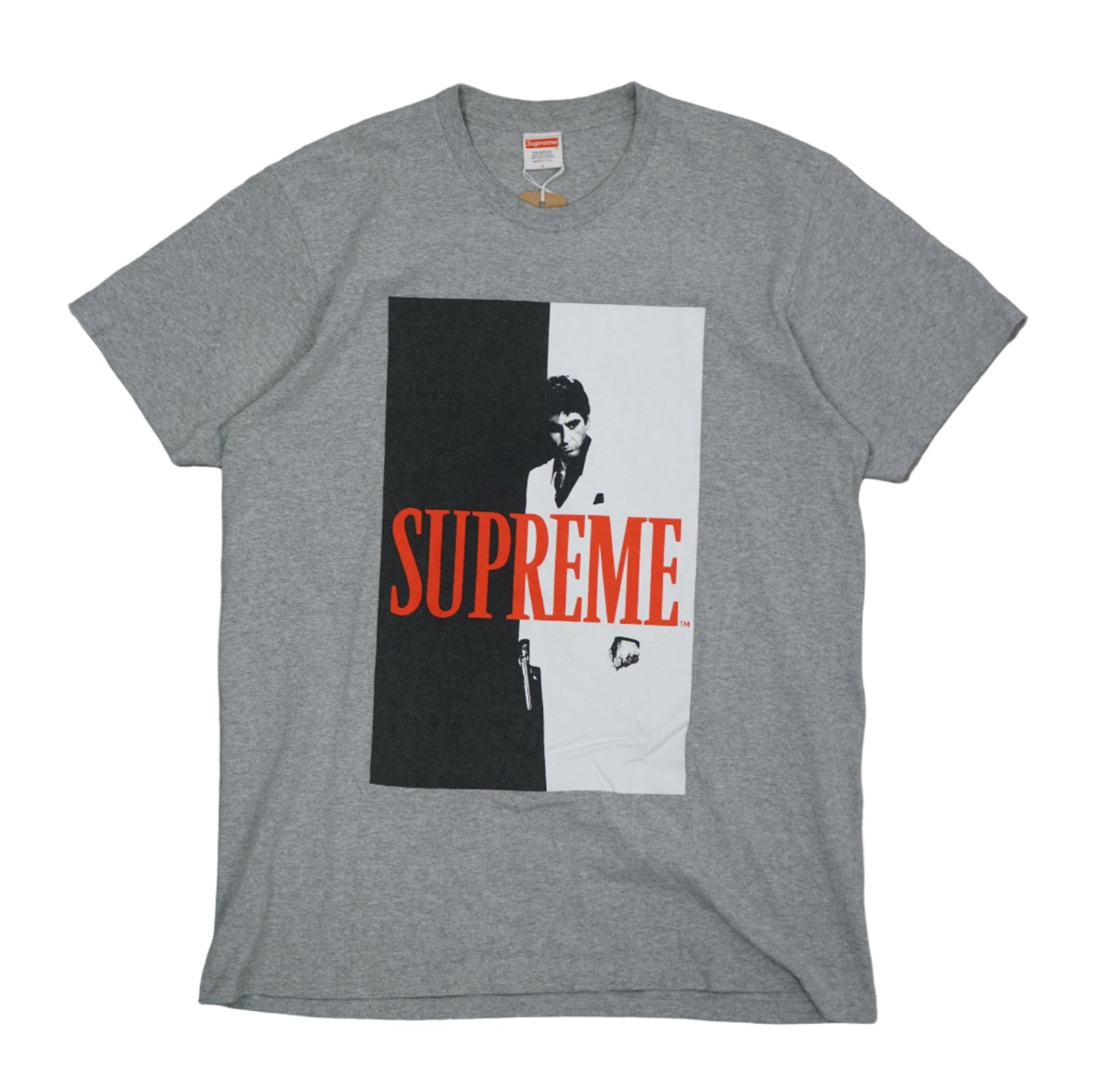 Supreme Scarface FW17 Split Grey T-Shirt