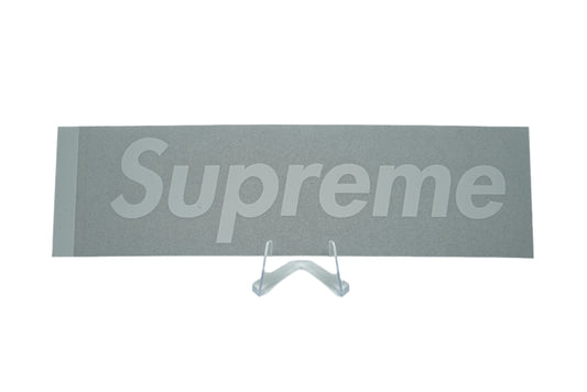 Supreme 3M Reflective Silver Box Logo FW14 Sticker