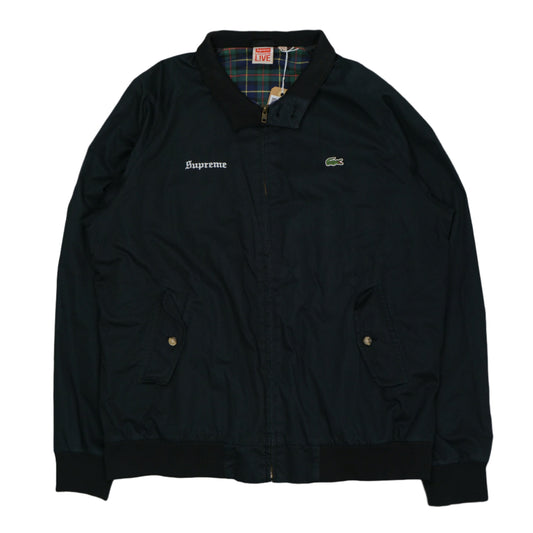 Supreme x Lacoste Harington Navy Blue Jacket