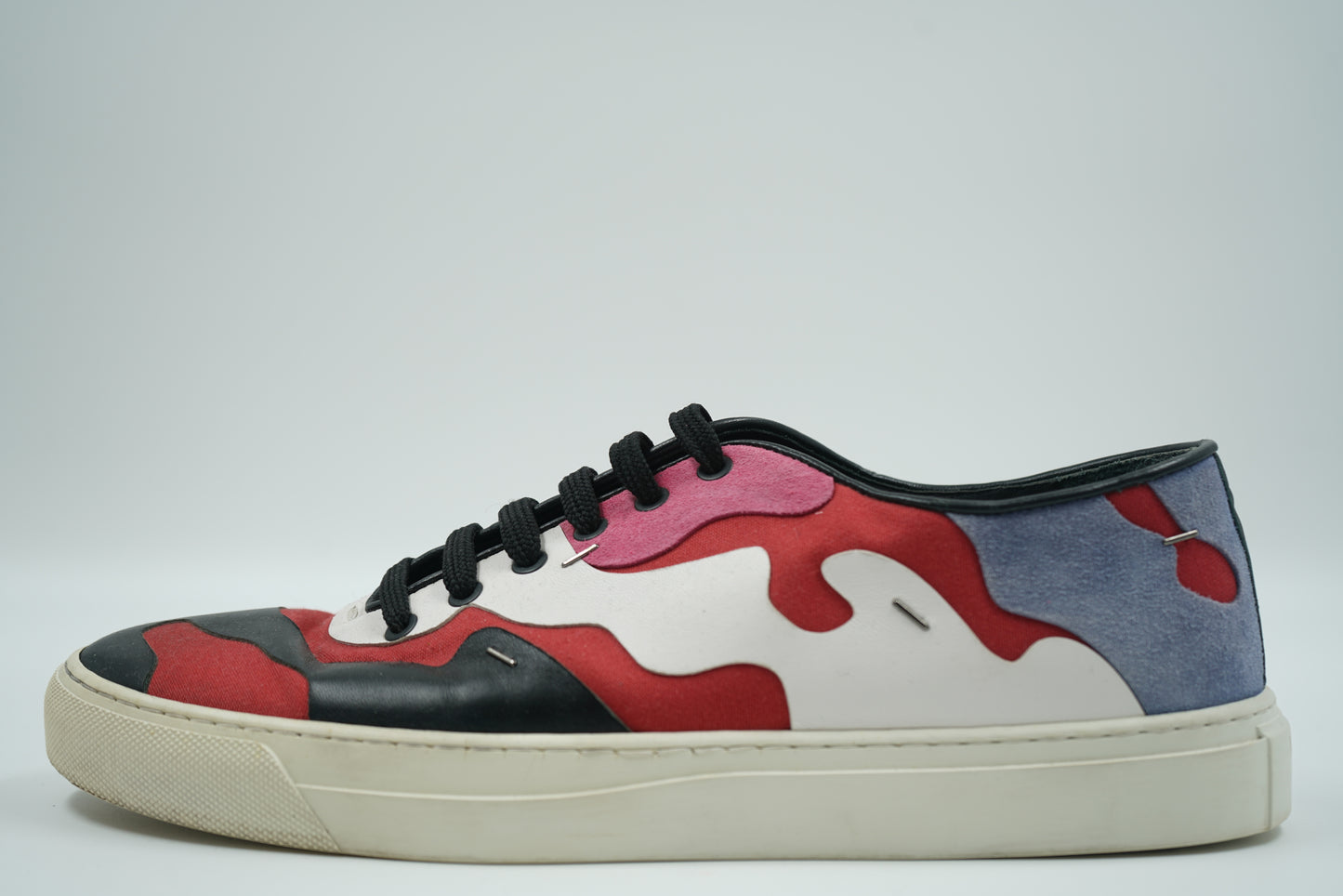 Valentino Garavani Cipit Suede Leather Colouful Camo