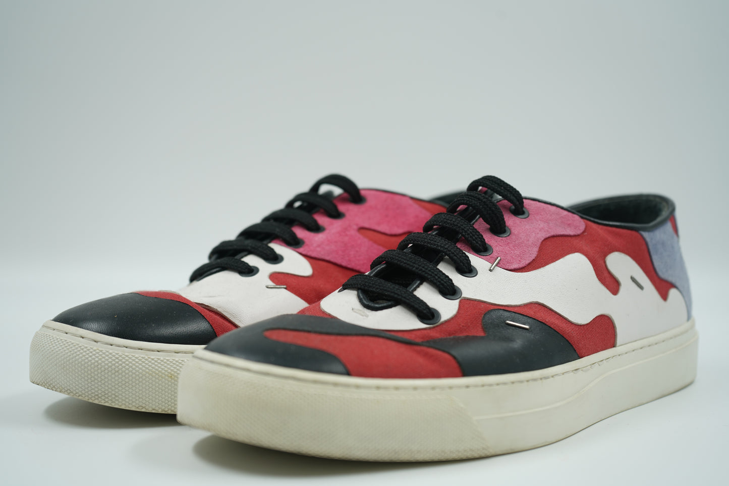 Valentino Garavani Cipit Suede Leather Colouful Camo