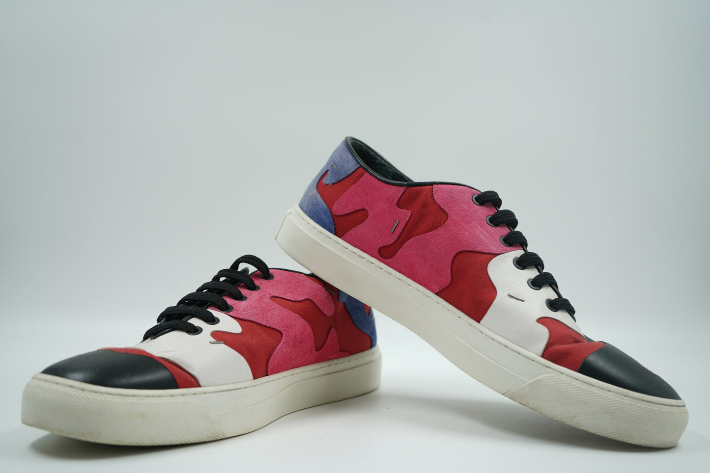 Valentino Garavani Cipit Suede Leather Colouful Camo