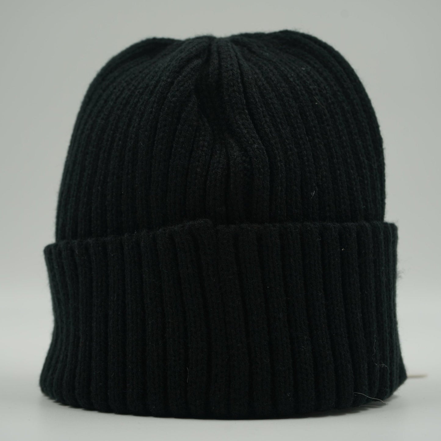 AAPE Ribbed Black Beanie - BAPE - SecondPlace