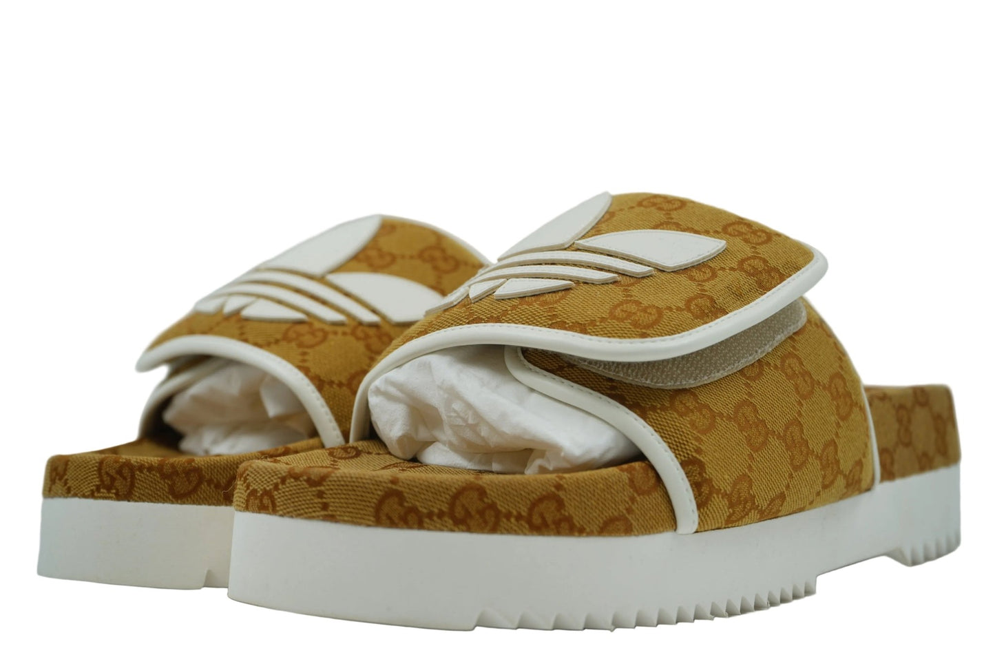 Adidas x Gucci Slide Sandal Mesa GG Monogram - Gucci - SecondPlace