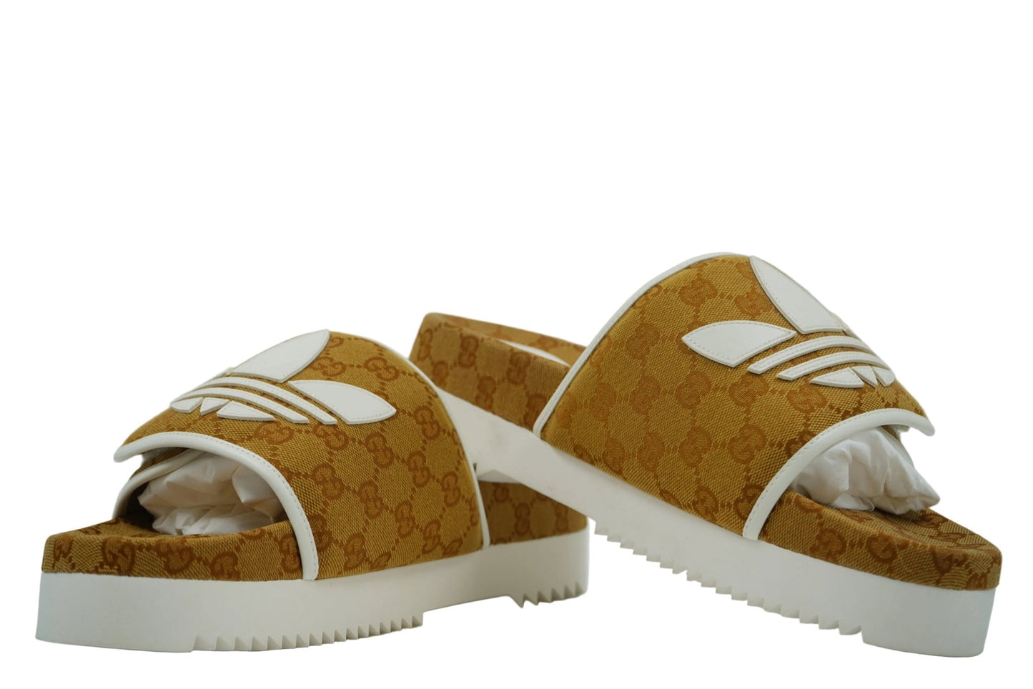 Adidas x Gucci Slide Sandal Mesa GG Monogram - Gucci - SecondPlace