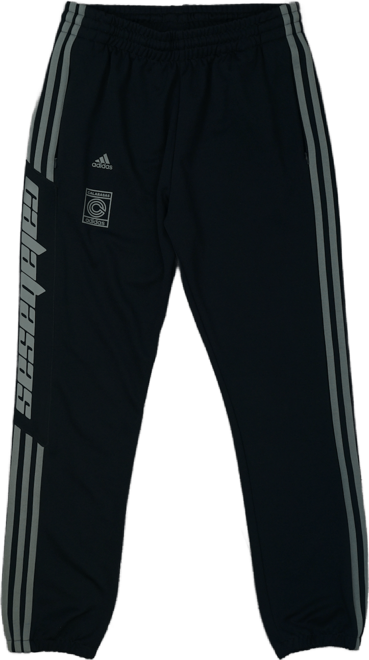 Adidas x Yeezy Clabasas Green Stripes Black Trackpants - Yeezy - SecondPlace