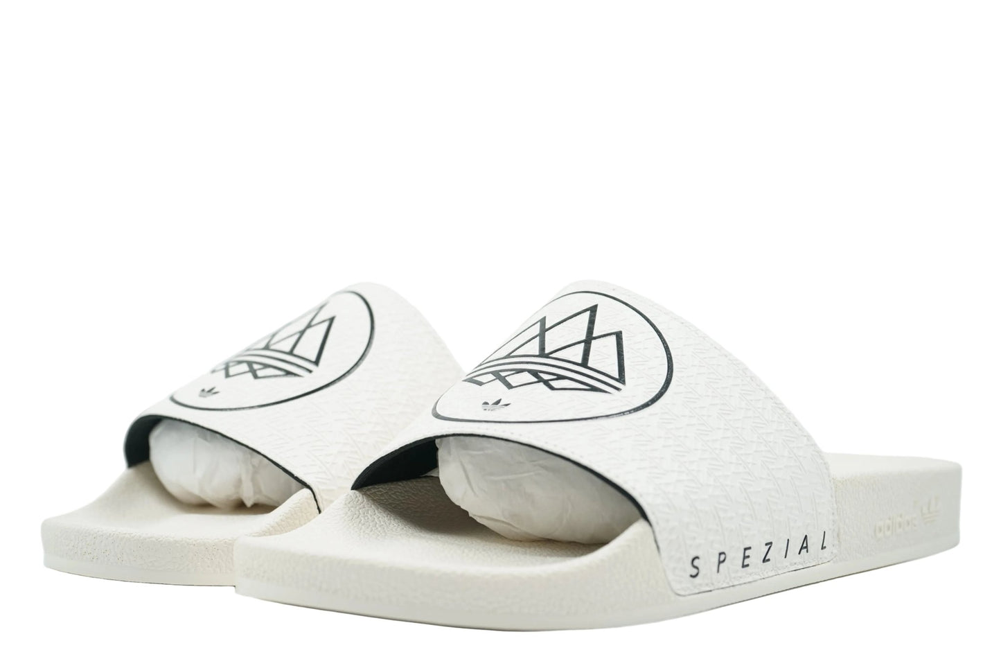 Adilette SPZL Slides Chalk White - Adidas - SecondPlace