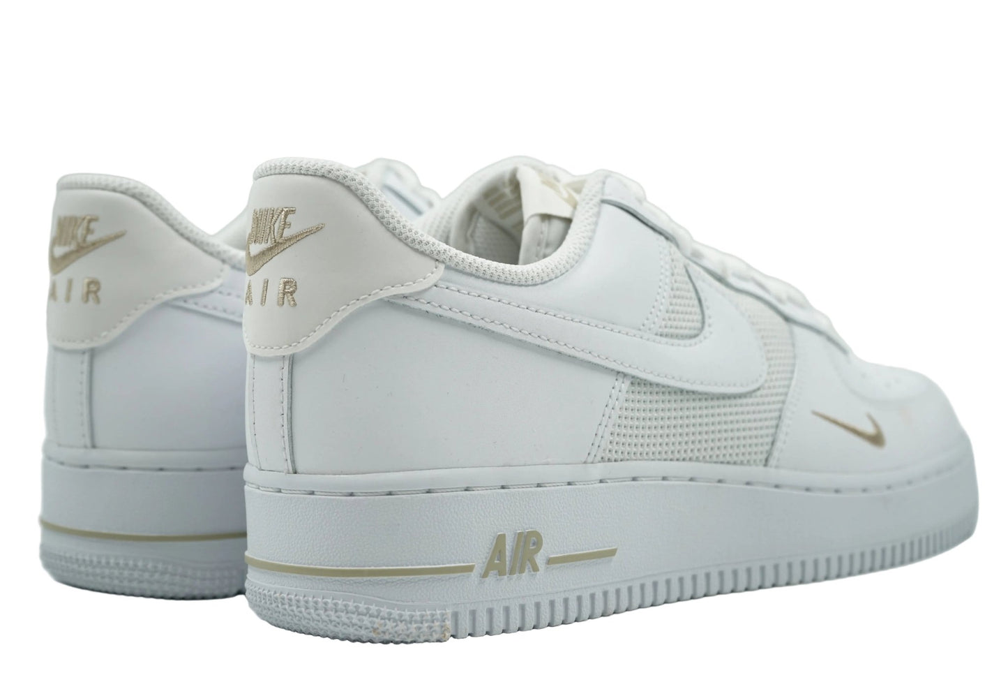 Air Force 1 Low White Desert Khaki Mini Swoosh - Nike - SecondPlace