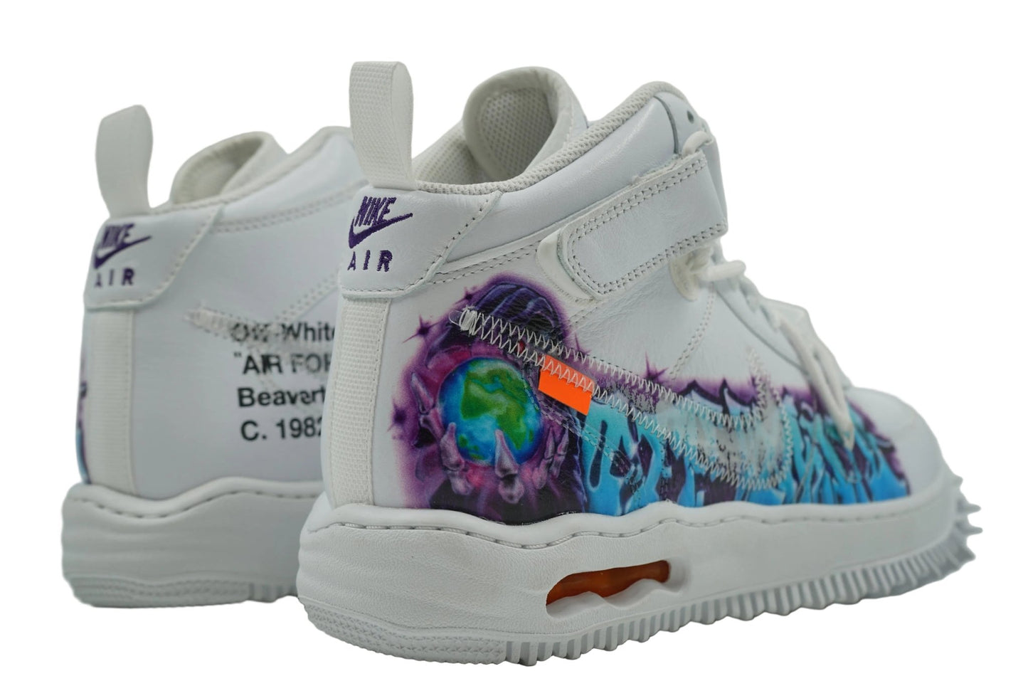 Air Force 1 Mid Off - White Graffiti White - Nike - SecondPlace