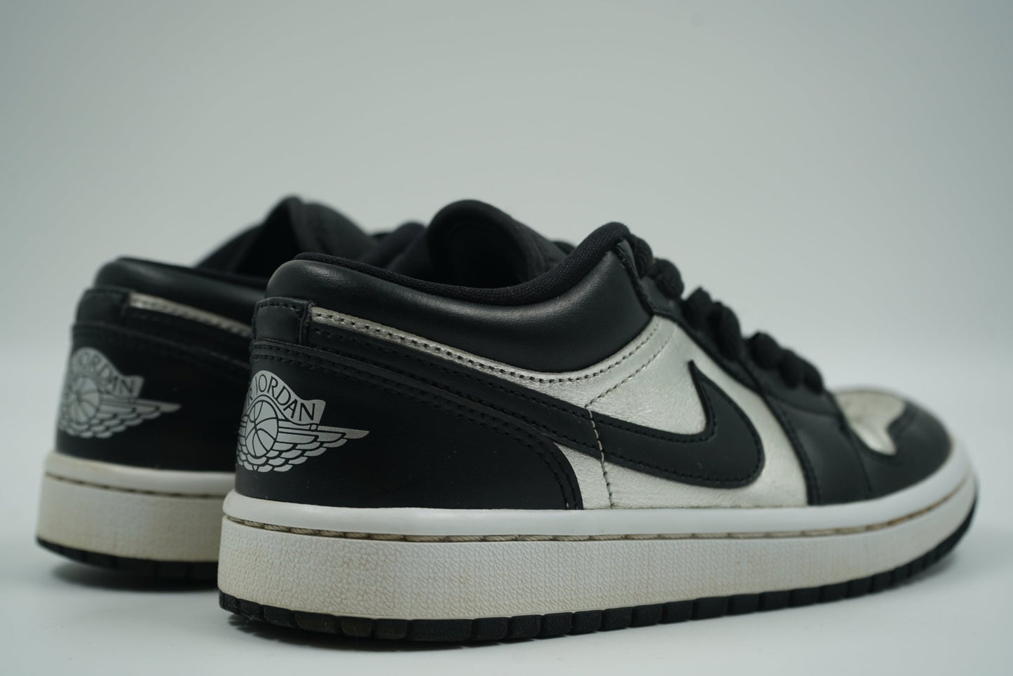 Air Jordan 1 Low Black Metallic Silver - Air Jordan - SecondPlace