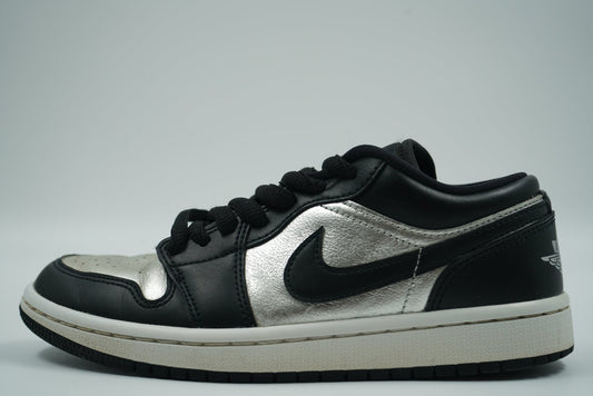 Air Jordan 1 Low Black Metallic Silver - Air Jordan - SecondPlace