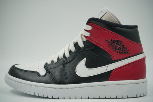 Air Jordan 1 Mid Black Noble Red - Air Jordan - SecondPlace