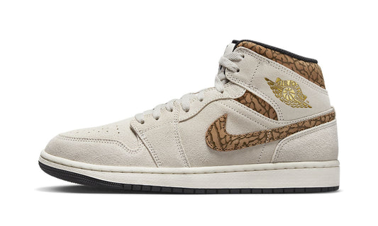 Air Jordan 1 Mid Brown Elephant - Air Jordan - SecondPlace