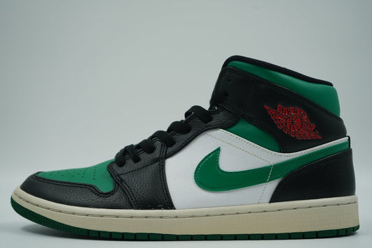 Air Jordan 1 Mid Green Toe - Air Jordan - SecondPlace