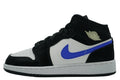 Air Jordan 1 Mid GS Black Racer Blue