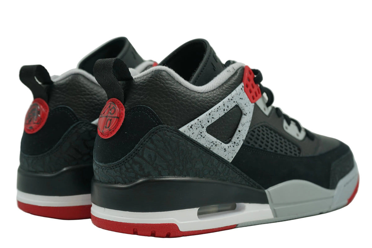 Brand new Air Jordan Spizike Low Black Cement FQ1759-009, back view of heel