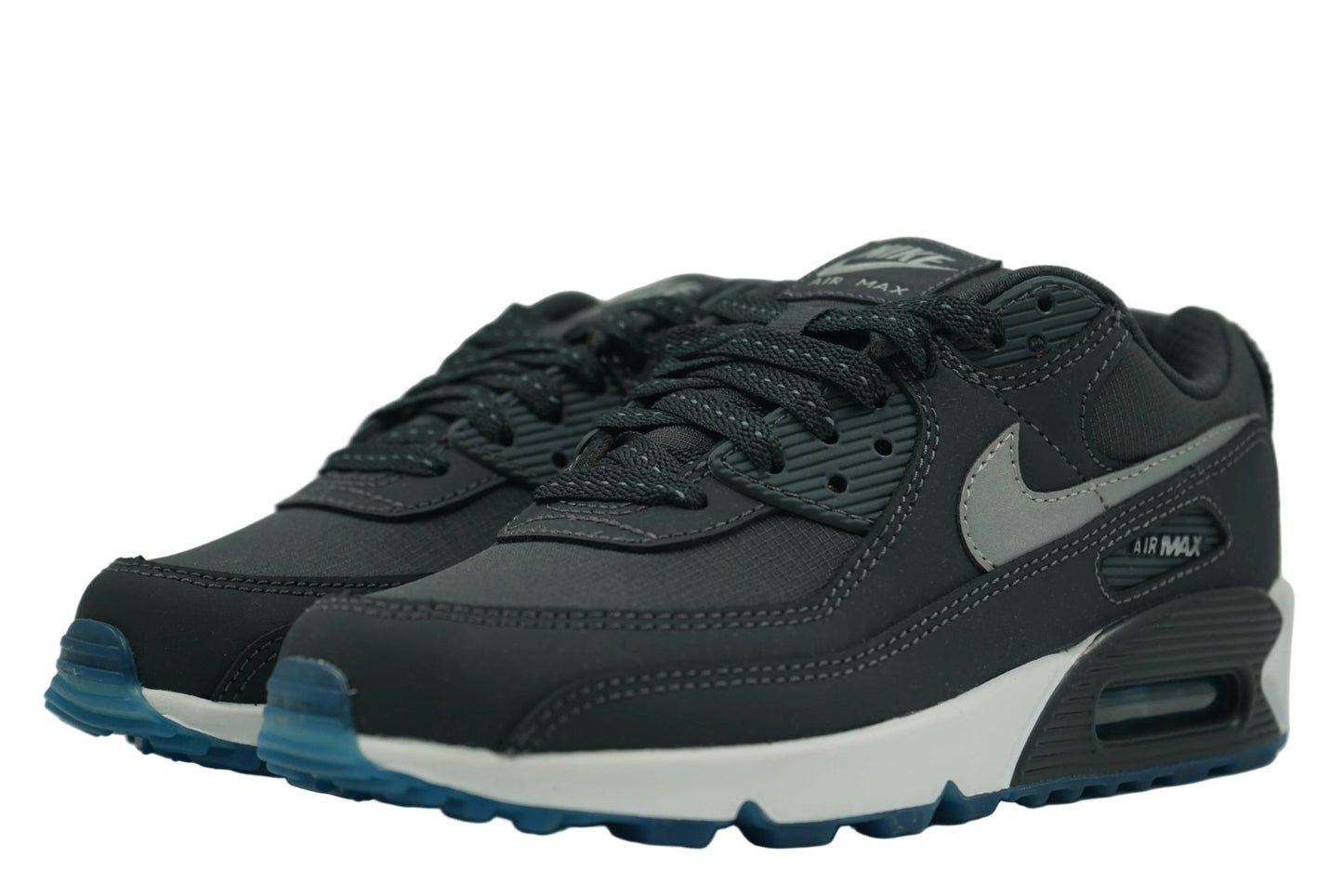 Air Max 90 Reflective Swoosh Anthracite Industrial Blue - Nike - SecondPlace