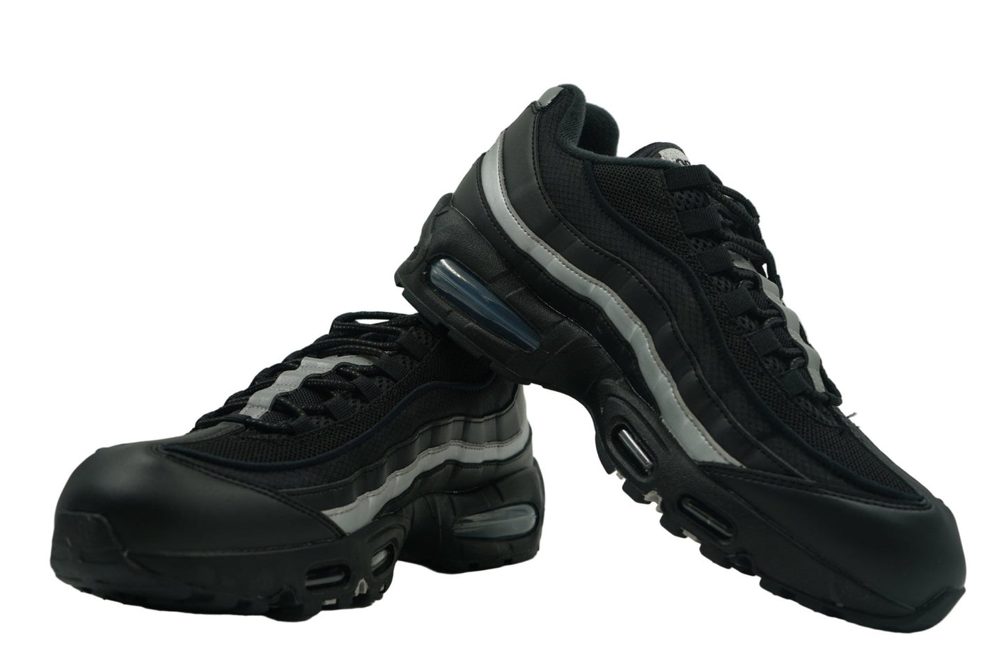 Air Max 95 Big Bubble Black White Metallic Silver - Nike - SecondPlace