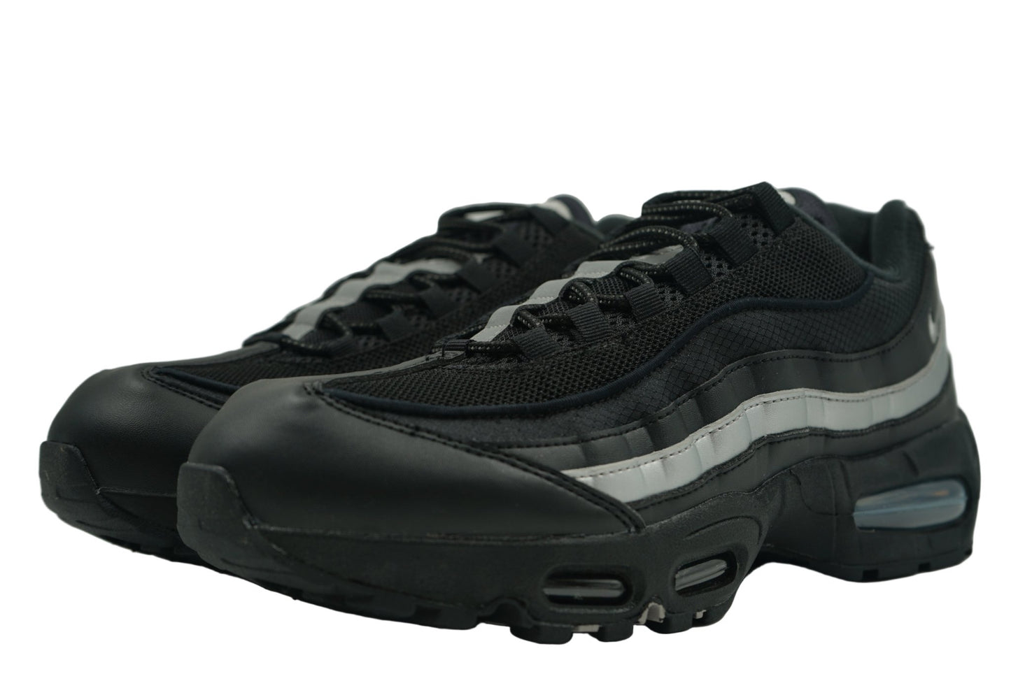 Air Max 95 Big Bubble Black White Metallic Silver - Nike - SecondPlace