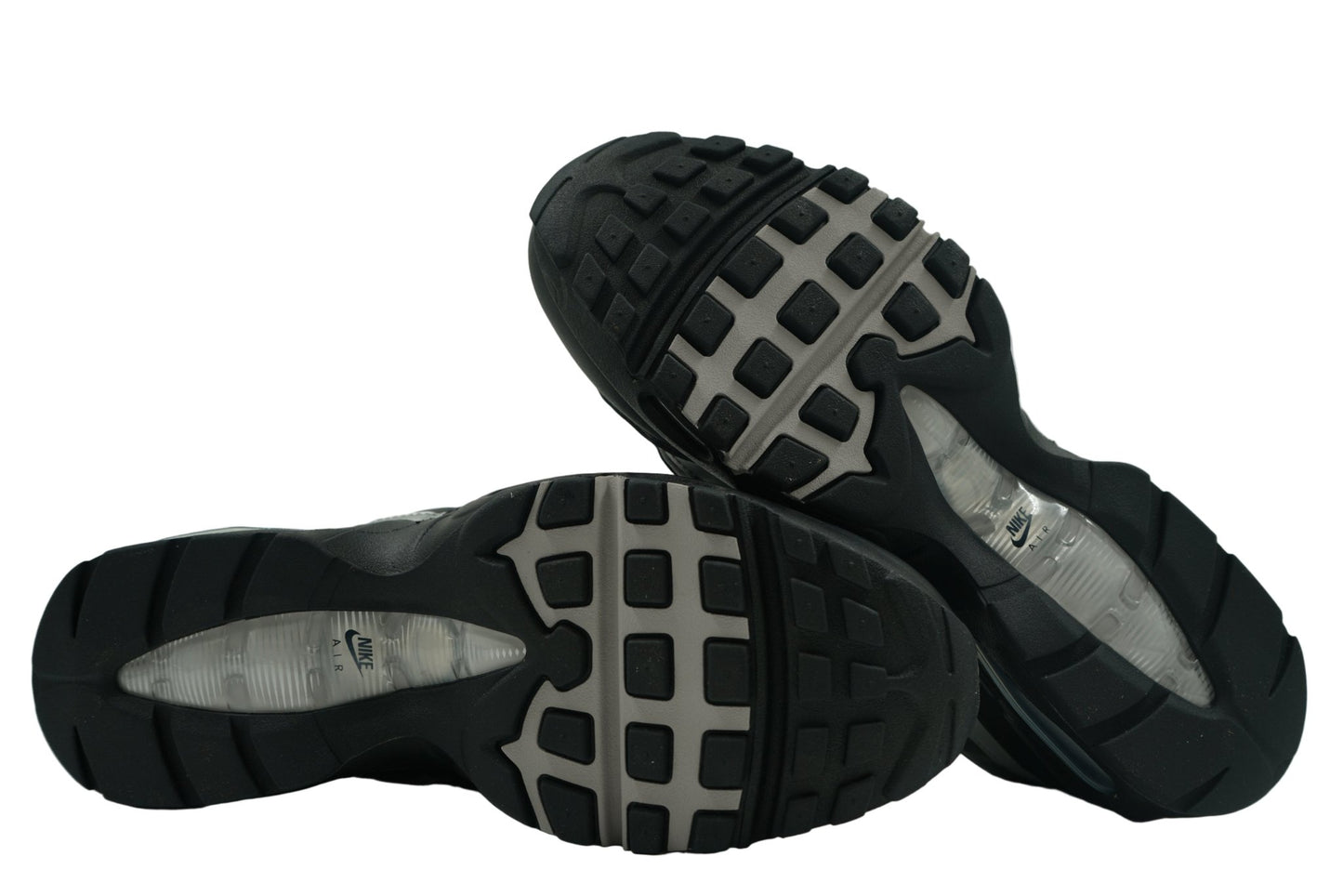 Air Max 95 Big Bubble Black White Metallic Silver - Nike - SecondPlace