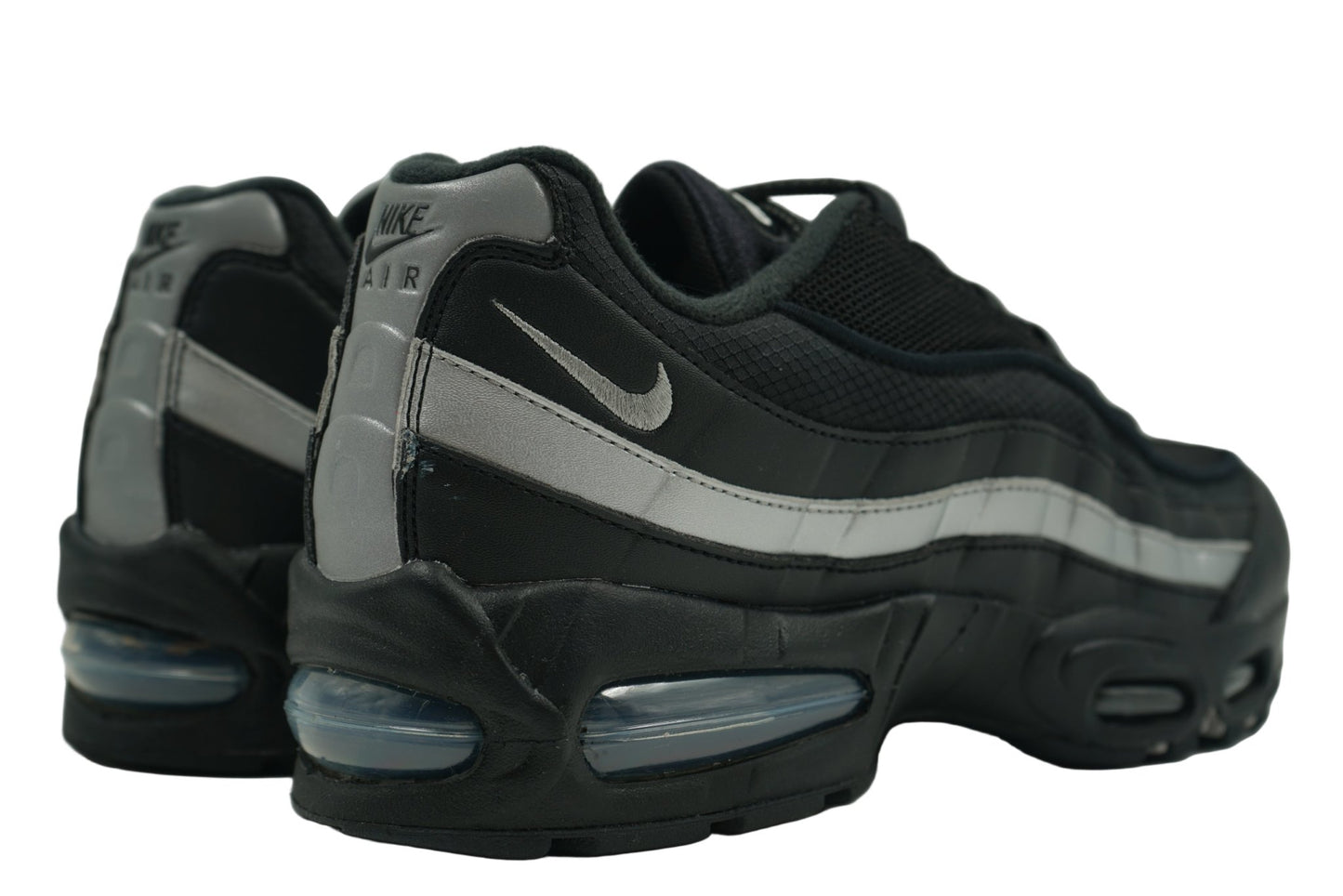 Air Max 95 Big Bubble Black White Metallic Silver - Nike - SecondPlace
