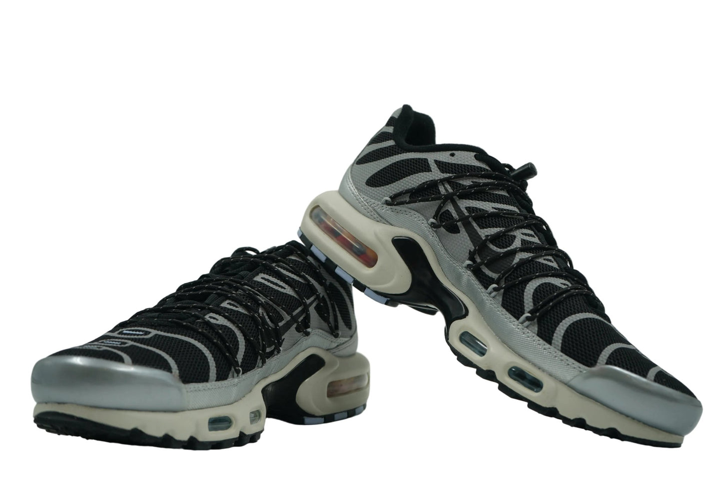 Air Max Plus Lace Toggle Black Metallic Silver - Nike - SecondPlace