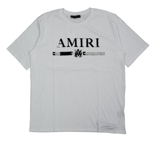 Amiri Ma Bar Applique White T-Shirt - Amiri - SecondPlace