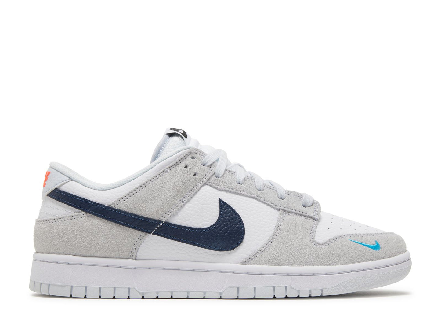 Dunk Low Mini Swoosh Football Grey Midnight Navy