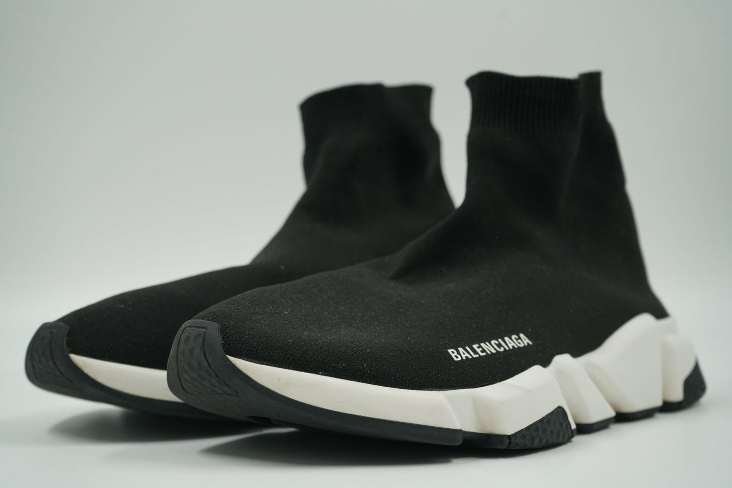 Balenciaga Black White Speed Trainer - Balenciaga - SecondPlace