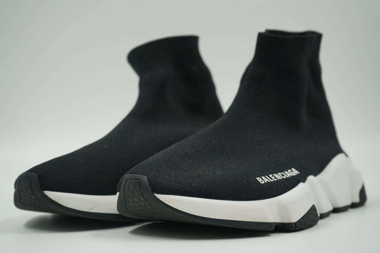 Balenciaga Black White Speed Trainer - Balenciaga - SecondPlace