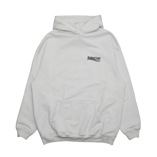 Balenciaga Political Campaign White Hoodie - Balenciaga - SecondPlace
