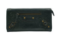 Balenciaga The City Black Leather Long Wallet