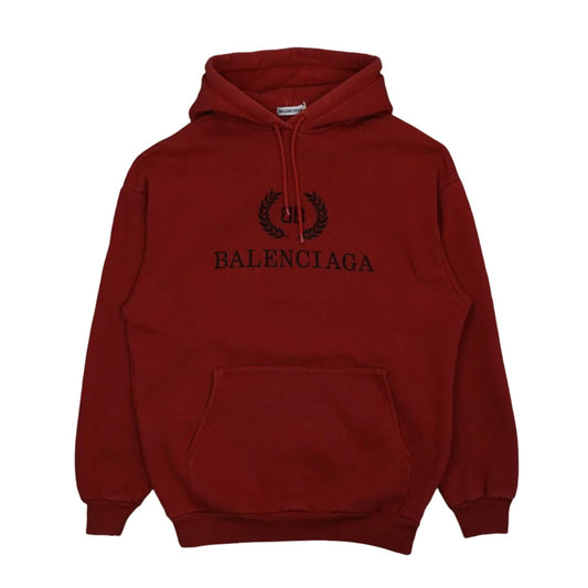 Balenciaga Wheat Spike Red Hoodie - Balenciaga - SecondPlace