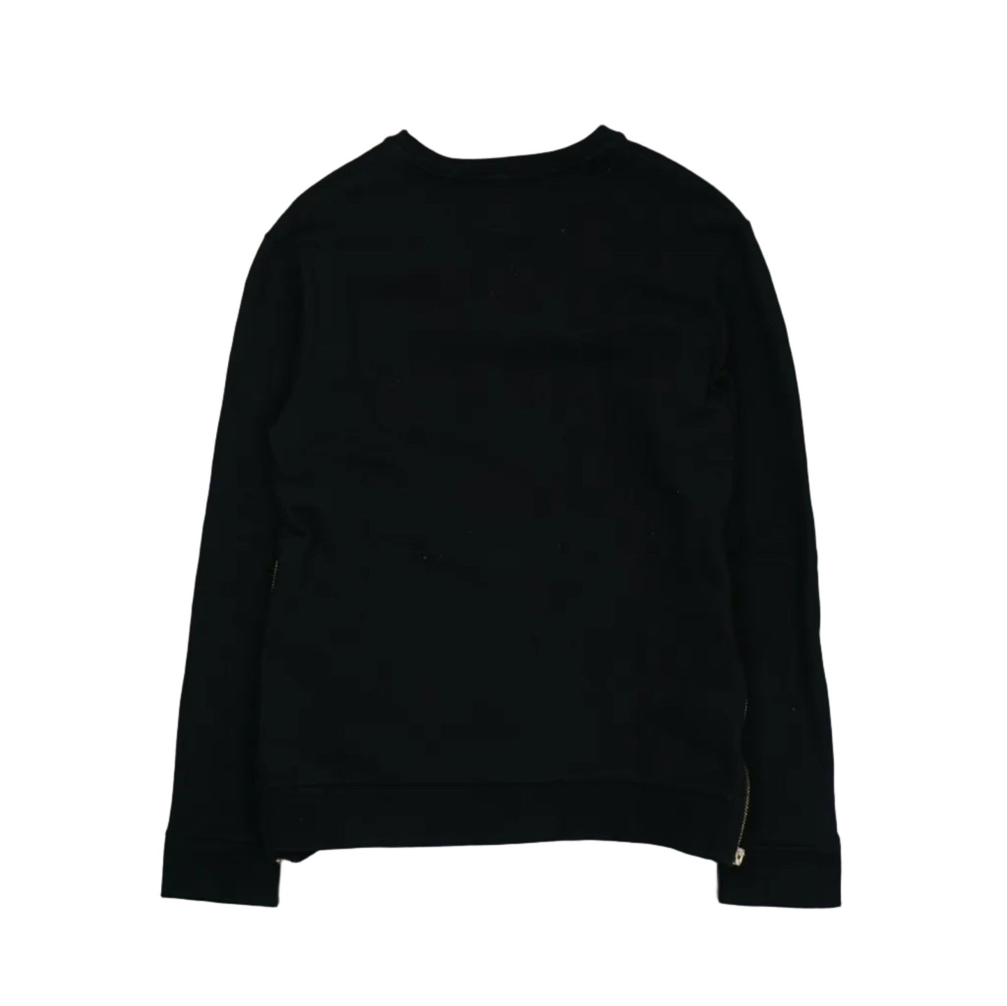 Balmain Black Zipper Crewneck - Balmain - SecondPlace