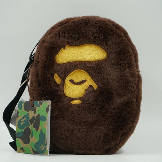 Bape Ape Head Brown Shoulderbag - BAPE - SecondPlace