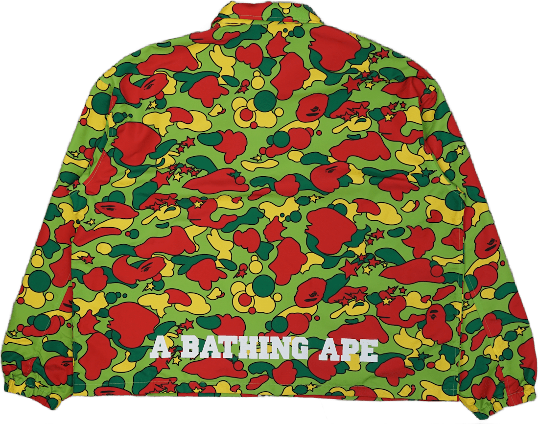 Bape Bapesta Camo Coach Jacket - BAPE - SecondPlace