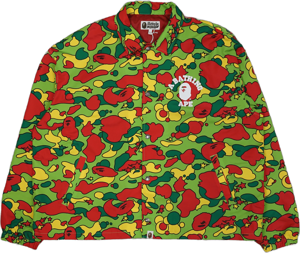 Bape Bapesta Camo Coach Jacket - BAPE - SecondPlace
