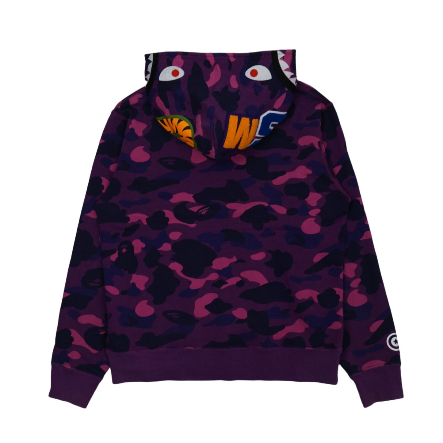 Bape Full Shark Purple Camo Hoodie - BAPE - SecondPlace