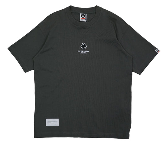Bape Short Sleeve Mid Chest Logo Dark Grey T-Shirt - BAPE - SecondPlace