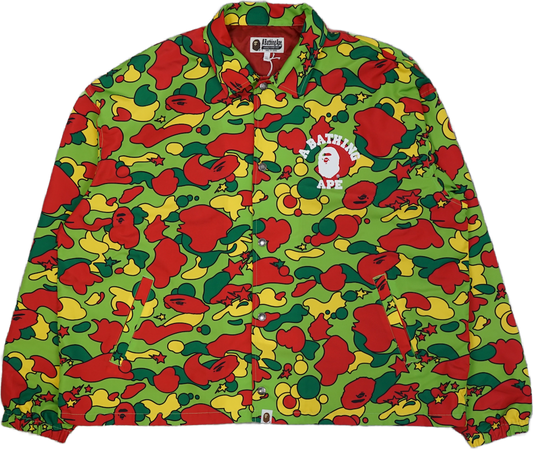 Bape Bapesta Camo Coach Jacket
