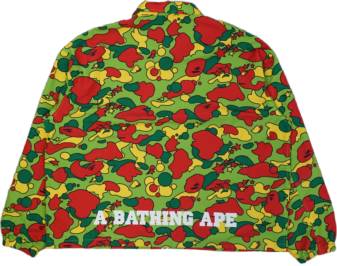 Bape Bapesta Camo Coach Jacket