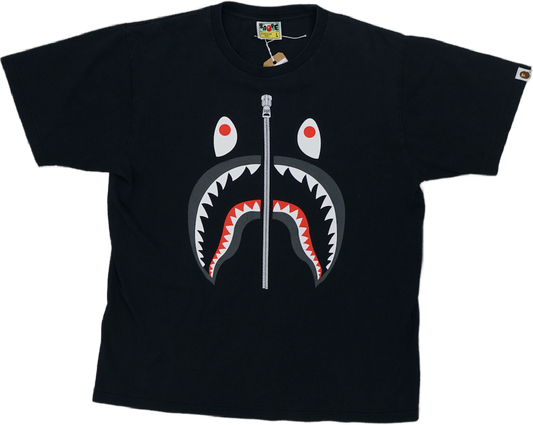 Bape Shark Logo Black T-Shirt