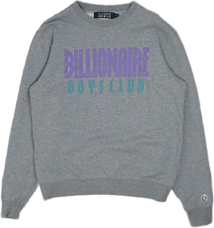 Billionaire Boys Purple Blue Logo Crewneck