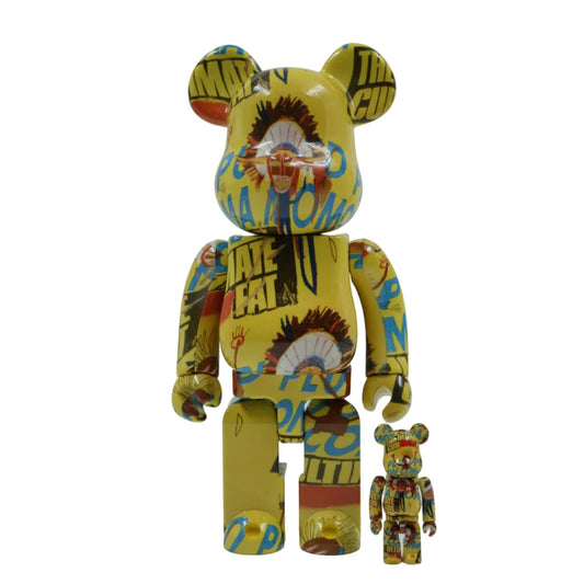 Bearbrick Andy Warhol x Jean - Michel Basquiat 3 100% And 400% Set - Bearbrick - SecondPlace